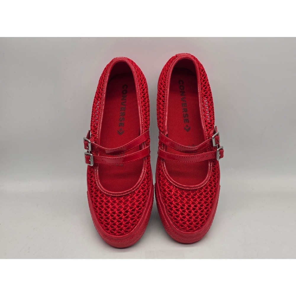 Converse Chuck Taylor All Star Dainty Mary Jane Knit Women 9 Red Shoes A16568C - Picture 7 of 12